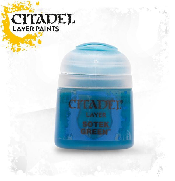 Citadel Layer Paint - Sotek Green (12ml)