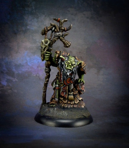 44004: Surkar, Orc Shaman (Bones Black): www.mightylancergames.co.uk