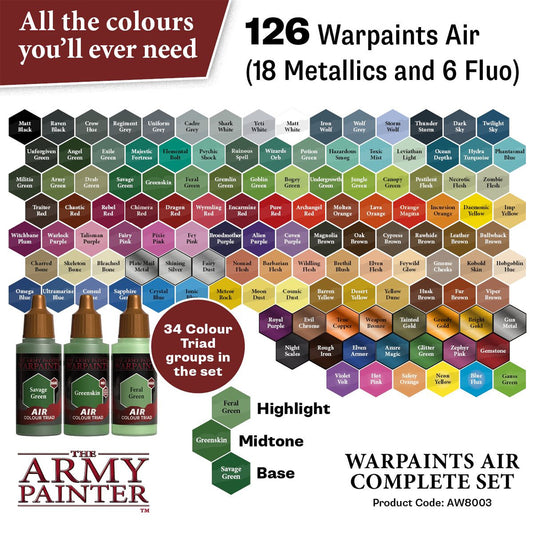 Warpaints Air Complete Set - The...