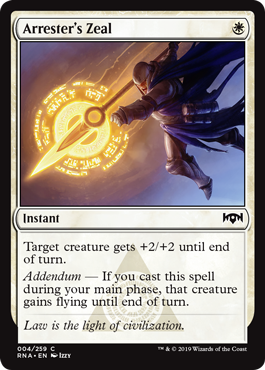 Arrester's Zeal - Ravnica Allegiance MTG Single Card