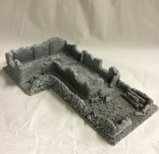 Battle Zone - Derelict Building - Type 17 (BZB17) :www.mightylancergames.co.uk