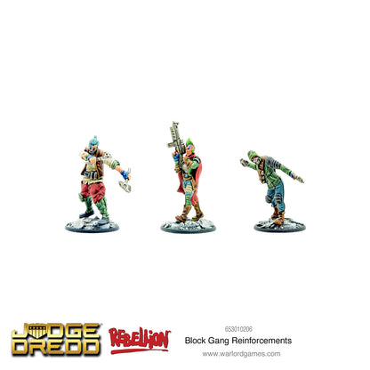 Painted Block Gang Miniatures Judge Dredd Mini game