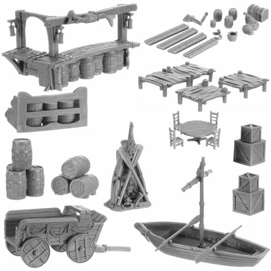 Pirate City RPG Terrain Set