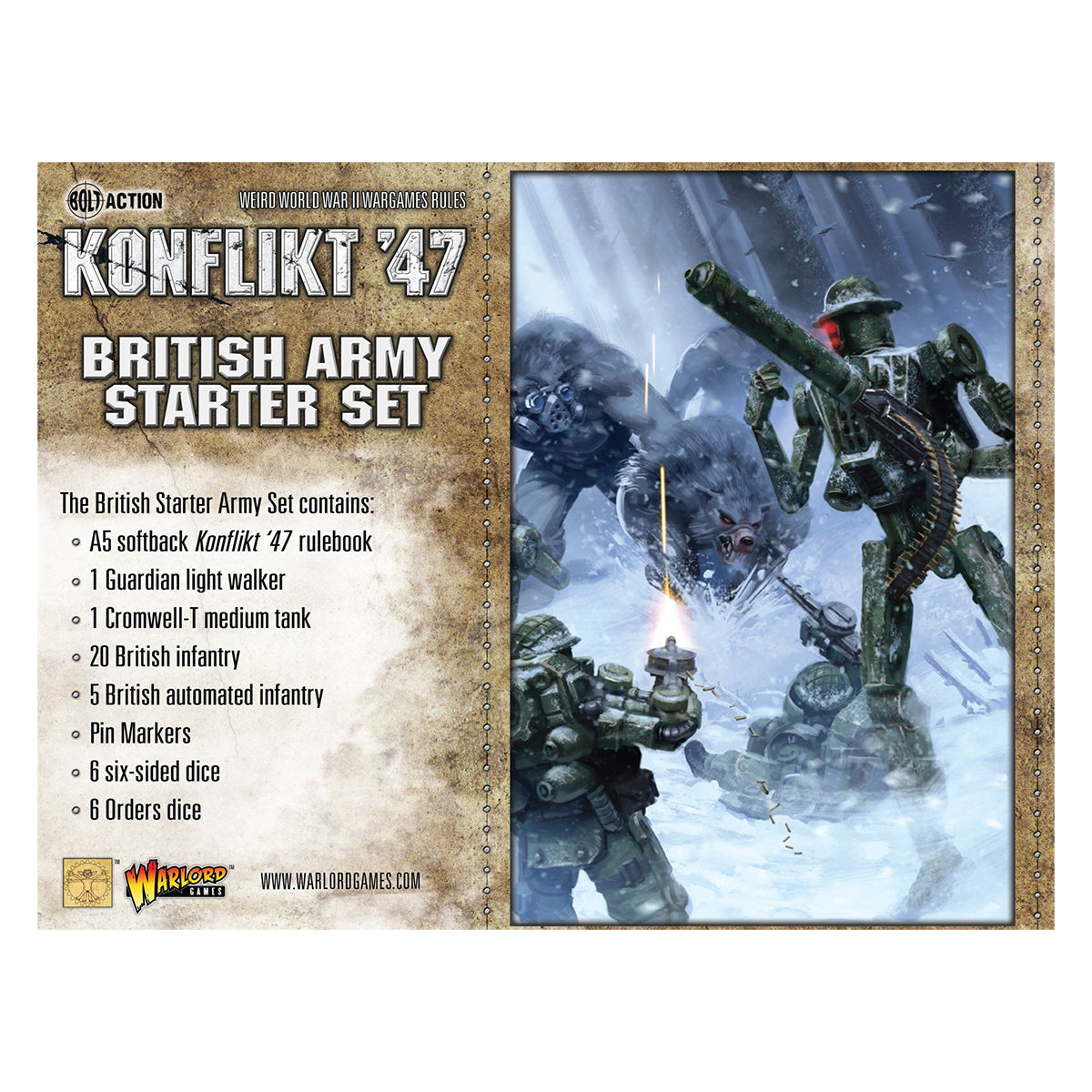 British Army Starter Set For Konflikt 47