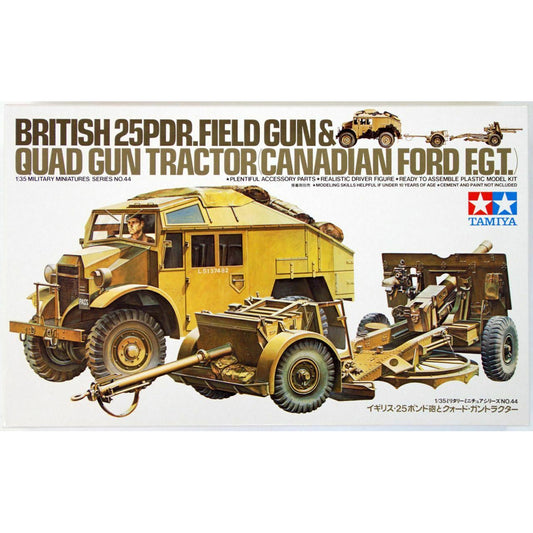 British 25pdr Field Gun & Qu...