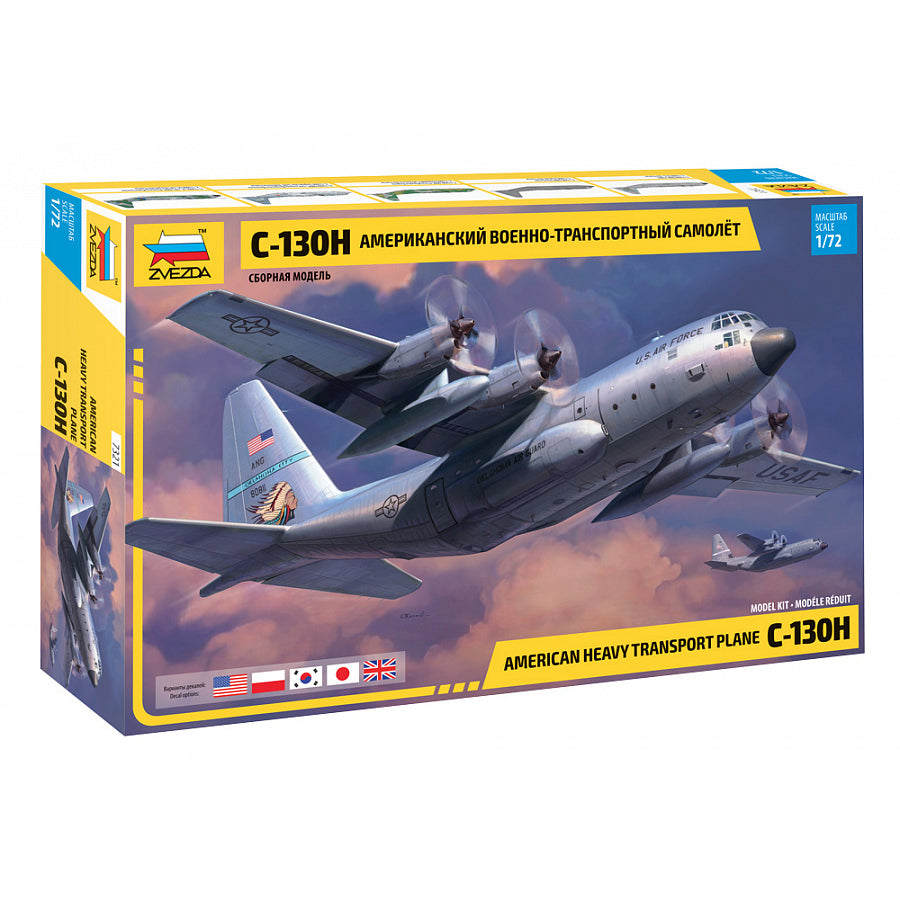 C-130H American Heavy Transport Plane 1/72 Scale