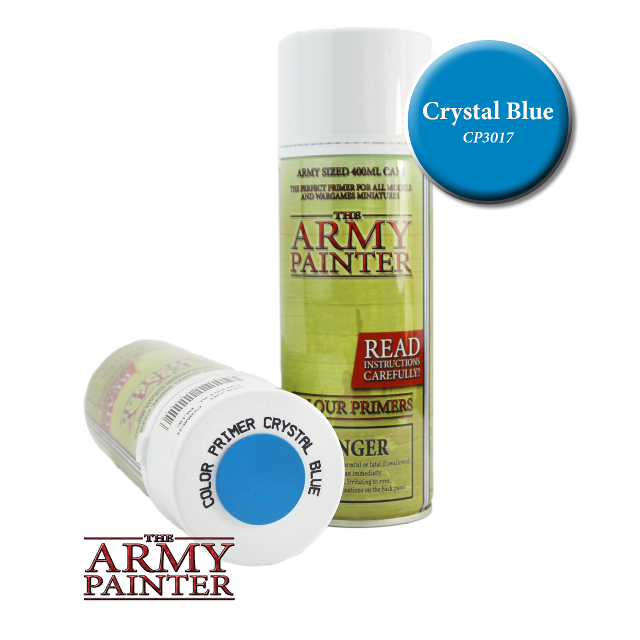 Army painter crystal blue spray primer 400ml