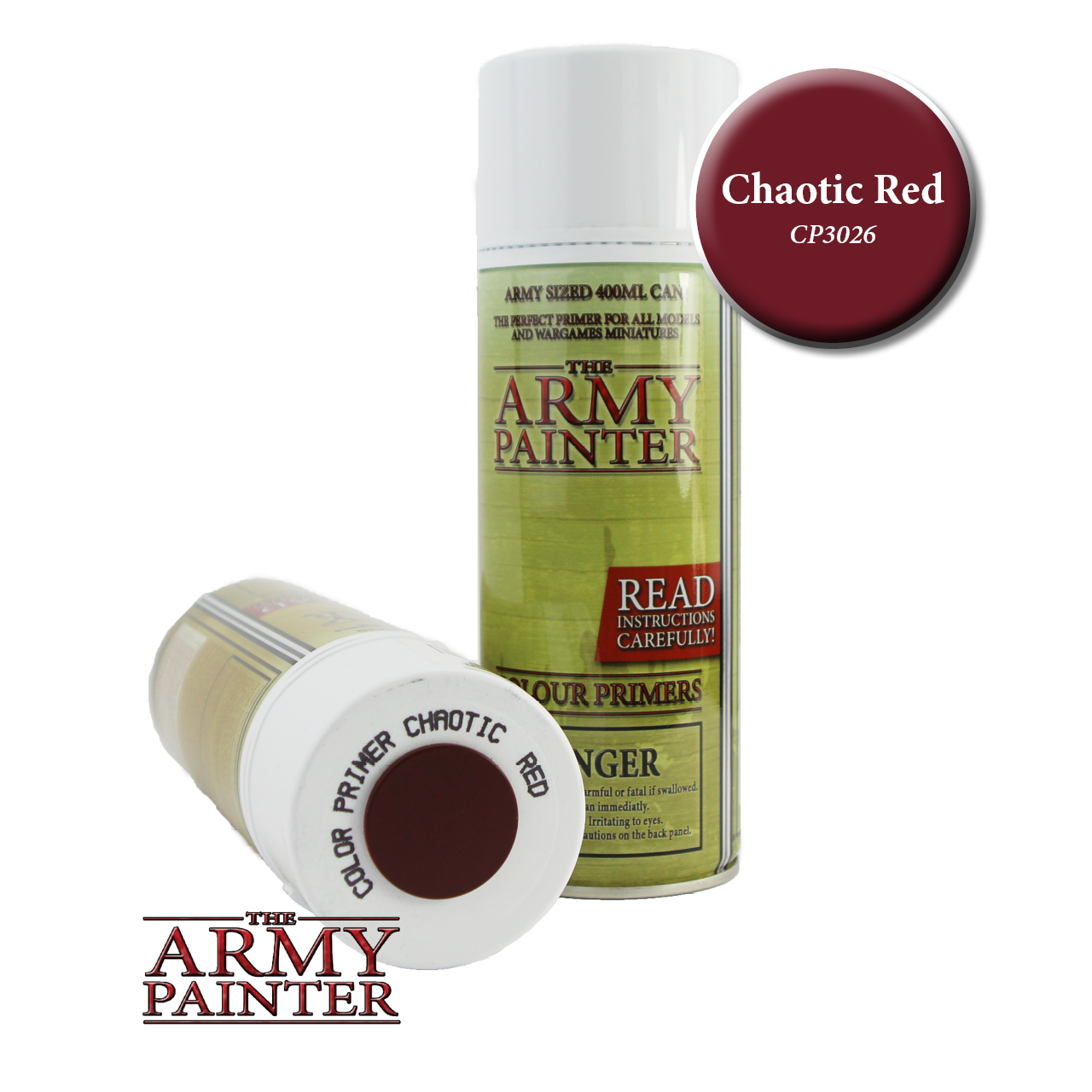 Army painter chaotic red spray primer 400ml