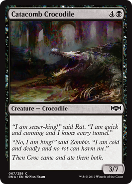 Catacomb Crocodile - Foil