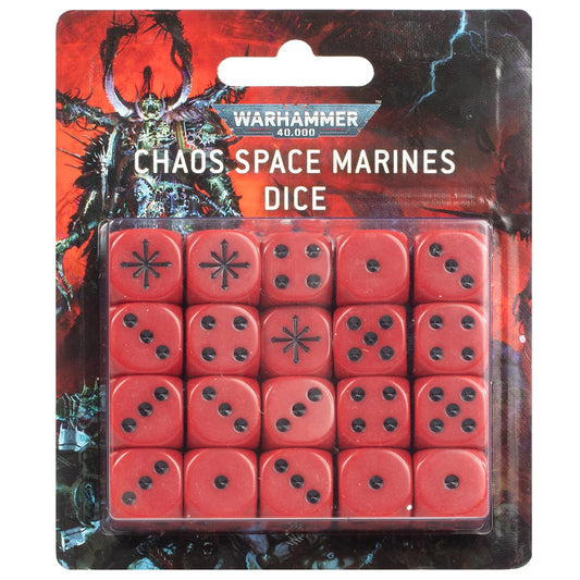 Chaos Space Marines Dice Set - W...