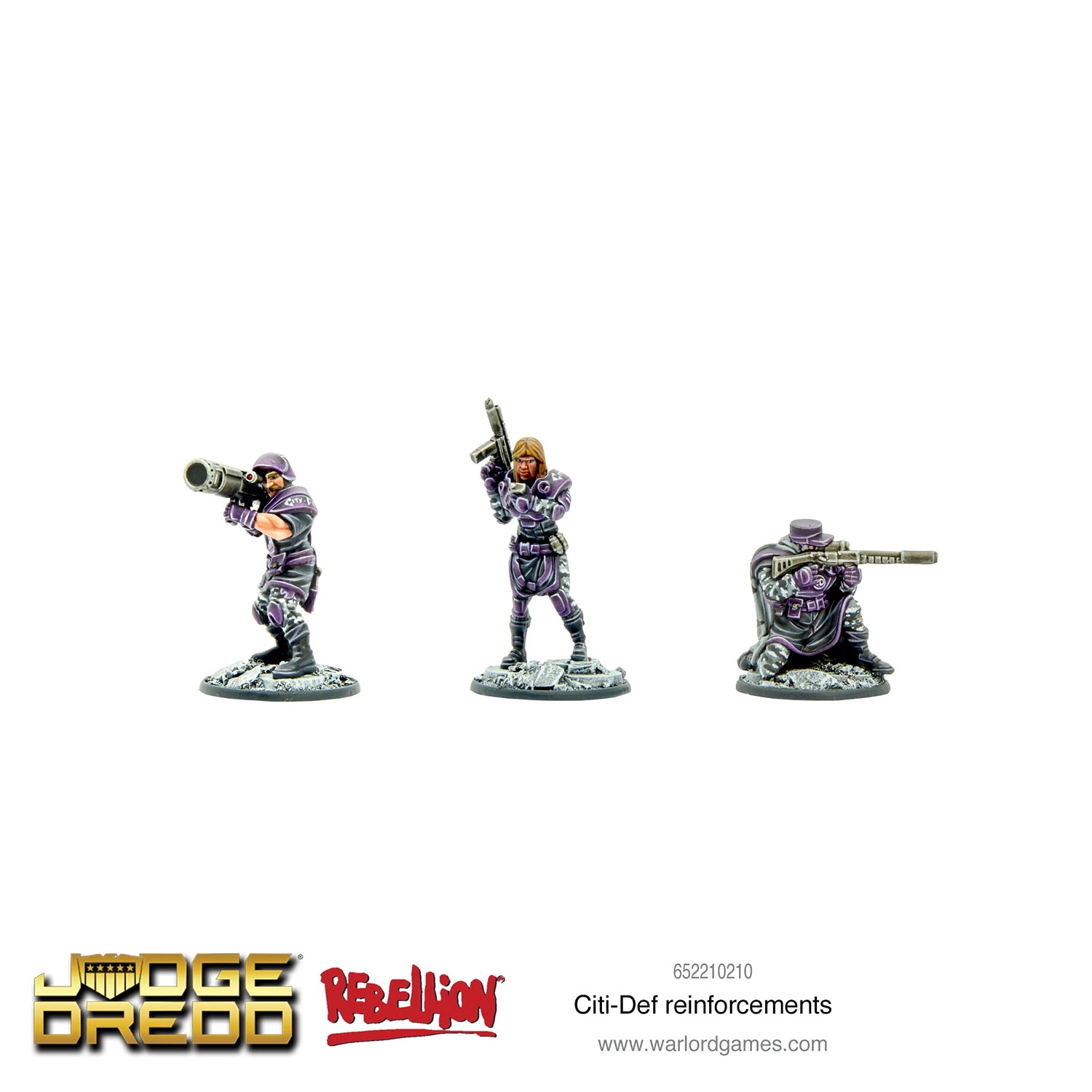 Judge Dredd Citi Def Units Painted Examples