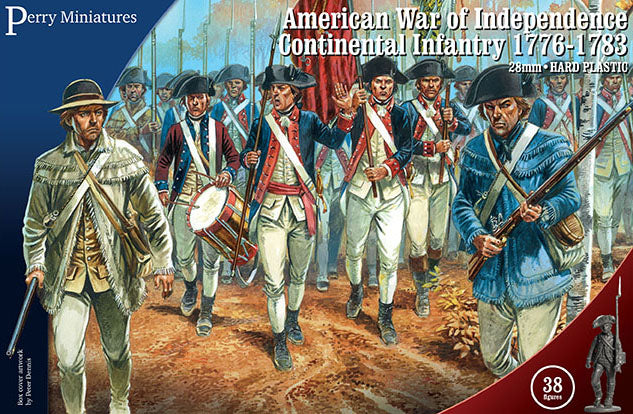 American War of Independence Continental Infantry 1776-1783 - AW250- Perry Miniatures