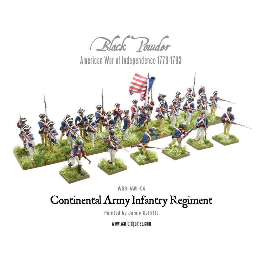 Continental Army Infantry Regiment Black Powder