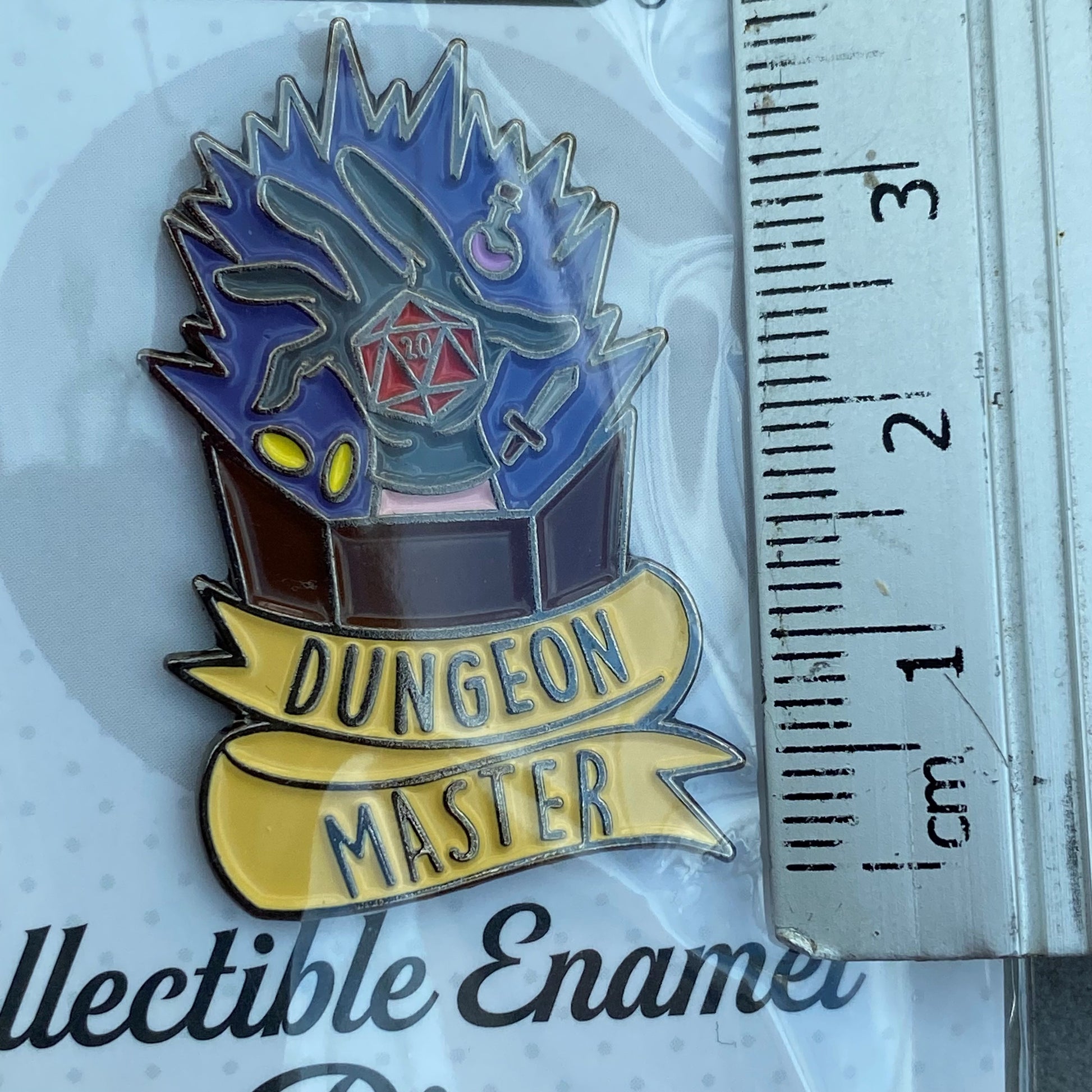 Dungeon Master RPG Pin Badge