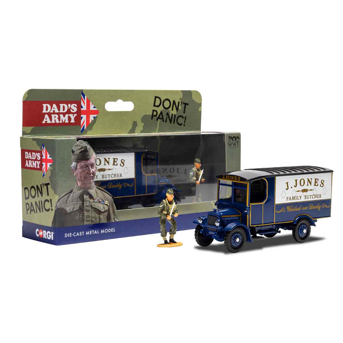 Dad's Army Thornycroft Van & Corporal Jones Die Cast Set