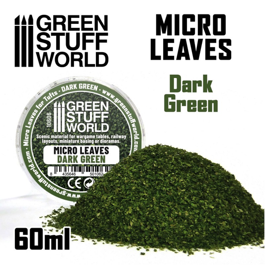 Micro Leaves -Dark Green - Green...