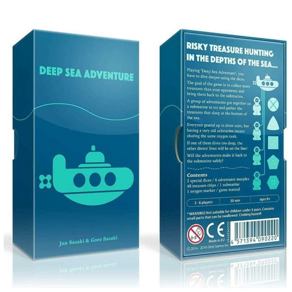 Deep Sea Adventure Dice Game