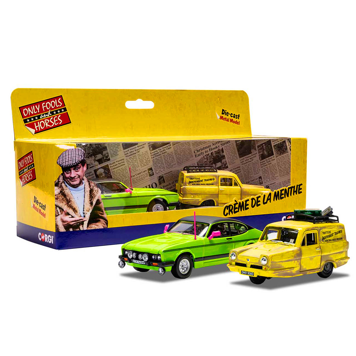 Del Boy's Reliant Regal & Ford Capri Mk.3 Die Cast Model Set