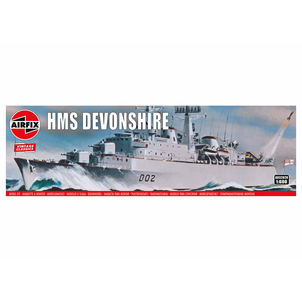 Airfix HMS Devonshire 1/600 Scale Destroyer Kit