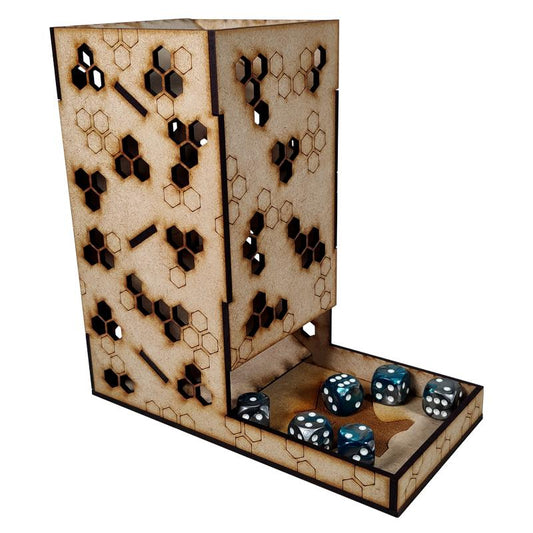 Honeycomb Pattern Dice Tower