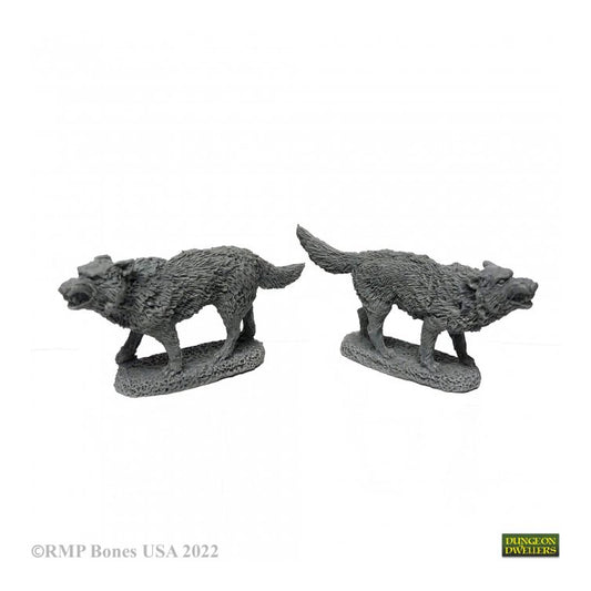 07039 Dire Wolves RPG Minis - Bo...