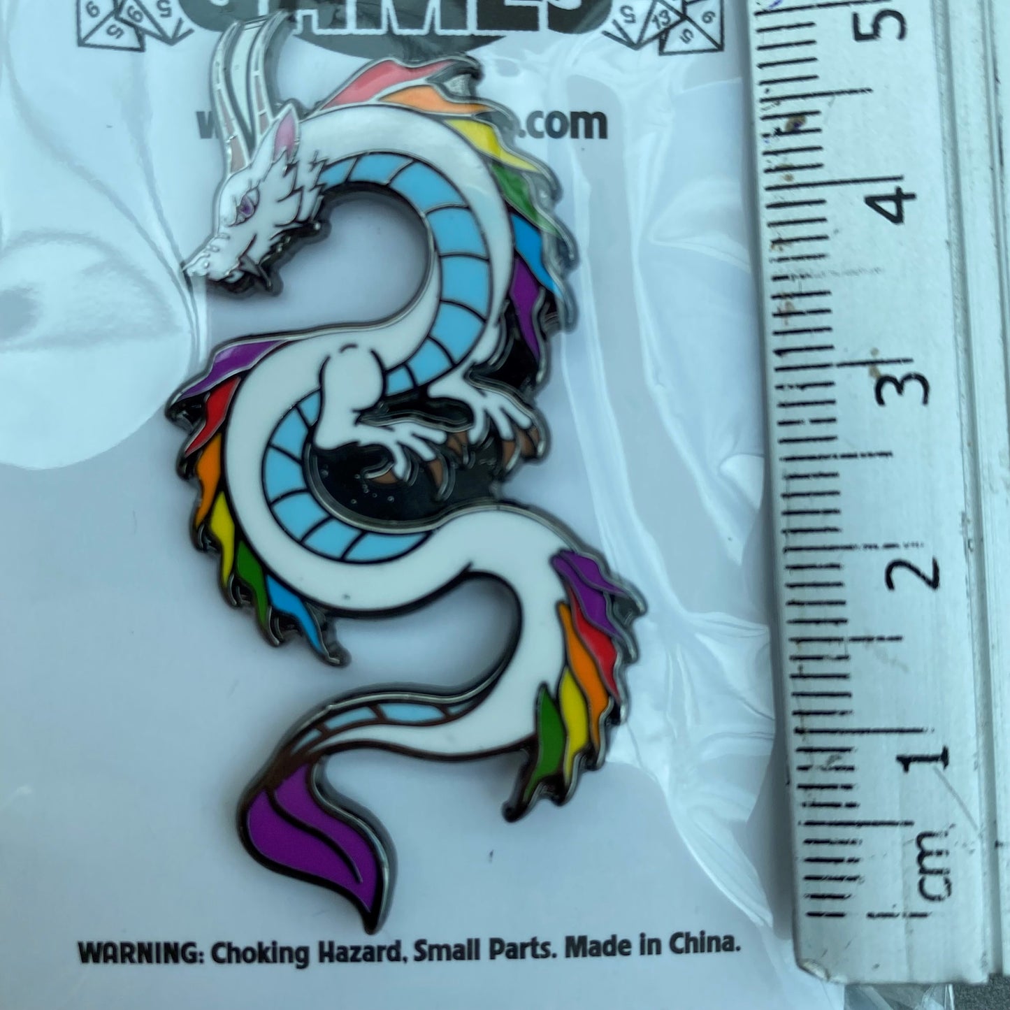 Pansexual Dragon Pride Pin Badge