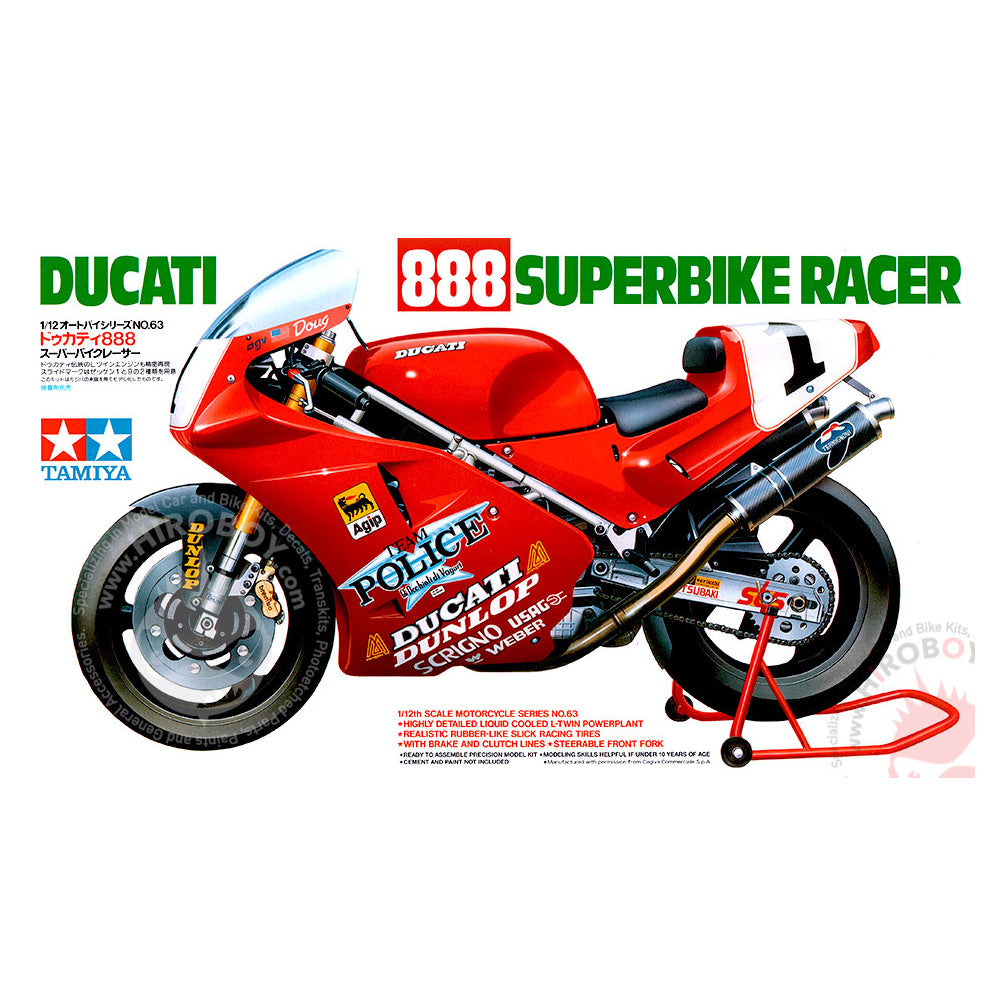 Ducati 888 Superbike Racer - Tamiya 1/12 Model Kit