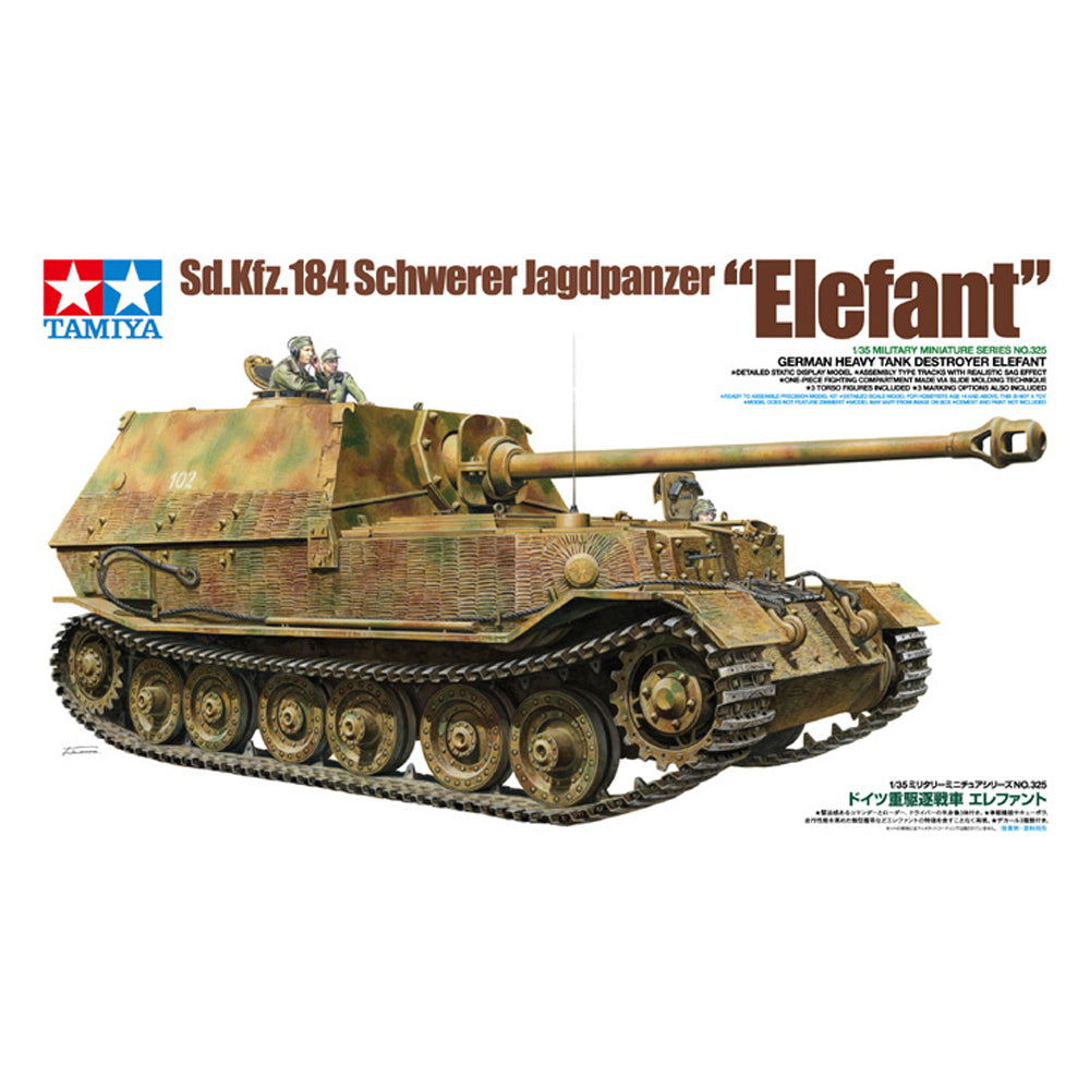 German Elefant Heavy Tank Destroyer - Tamiya (1/35) Scale Models