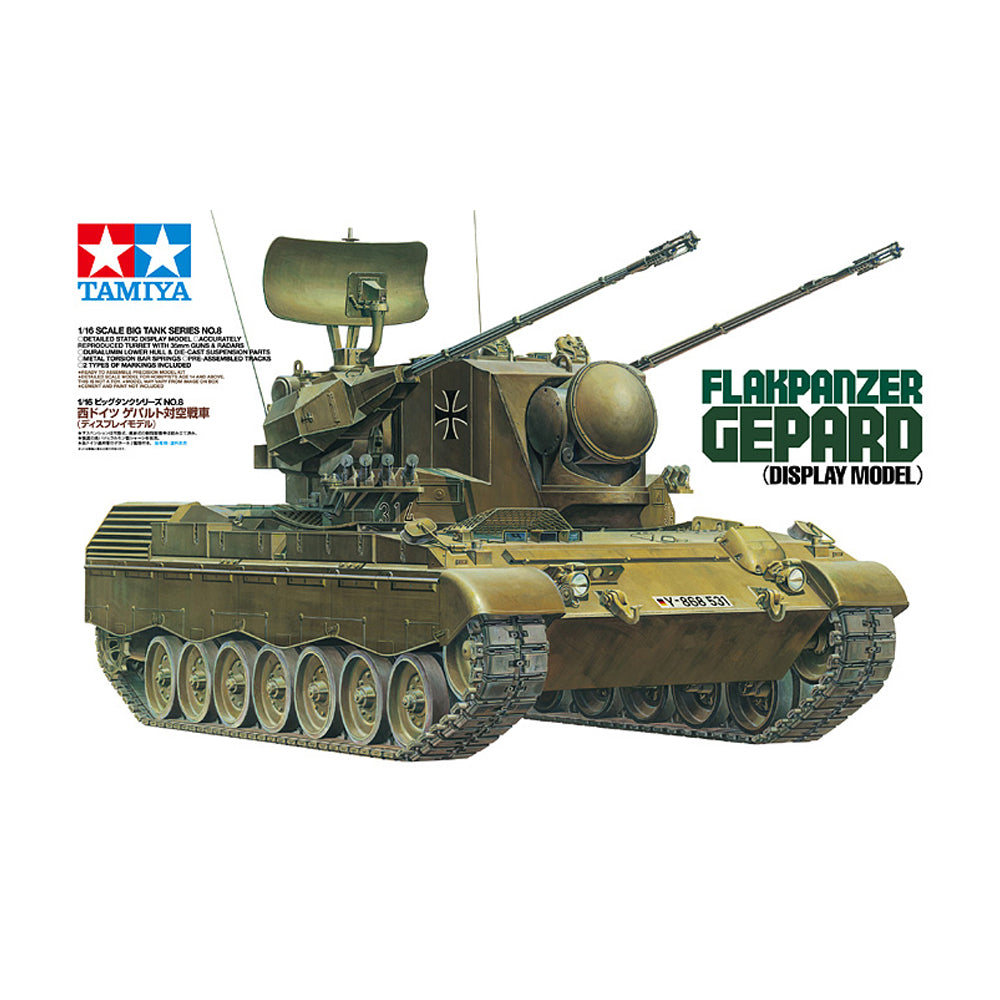 German Flakpanzer Gepard Tank - Tamiya (1/35) Scale Models