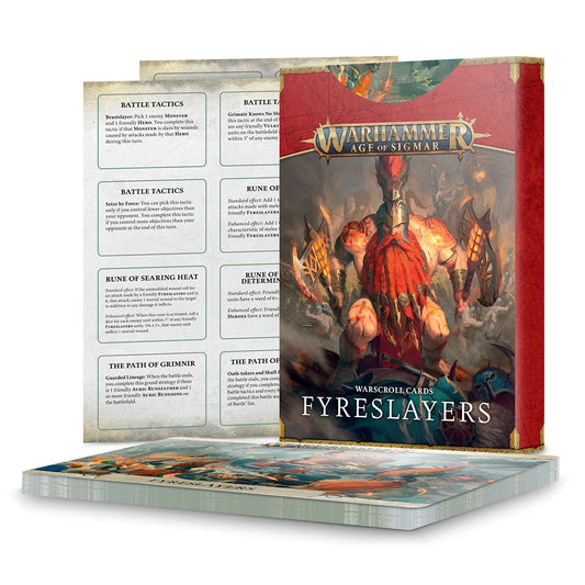 Warscroll Cards: Fyreslayers AoS