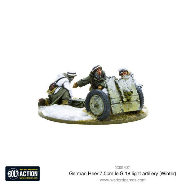 German Heer 7.5cm Leig18 Light Artillery (Winter)