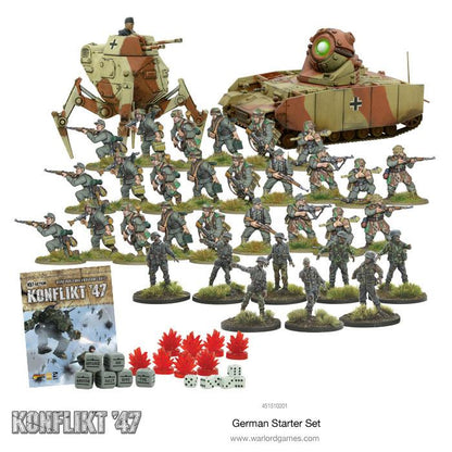 What's inside the German Army Konflikt 47 Starter Set