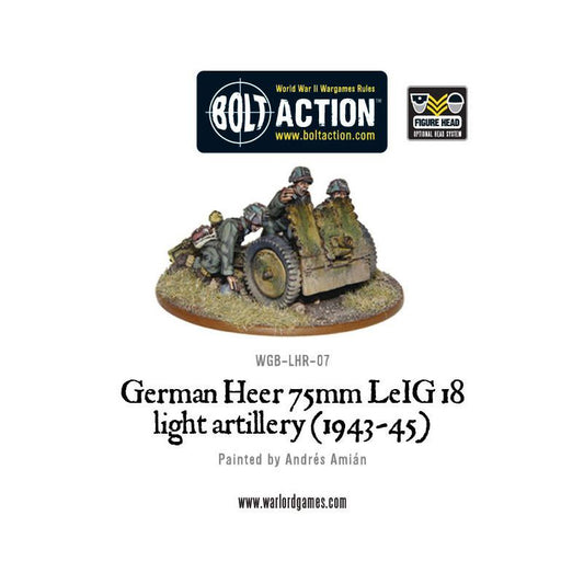 German Heer 75mm Leig 18 Artille...