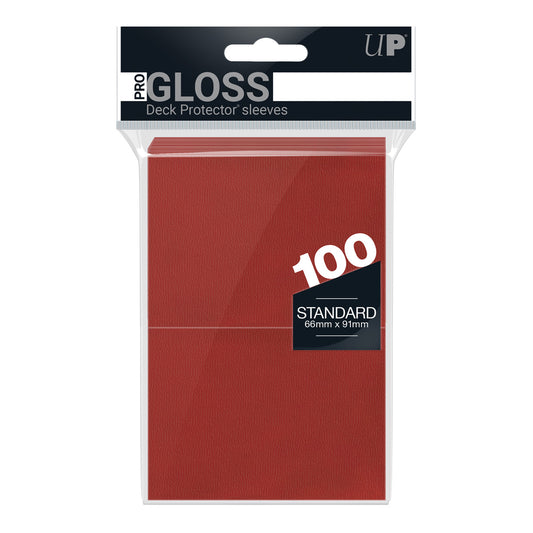 Red Gloss Deck Protector Sleeves...