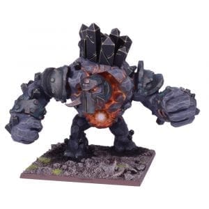 Greater Obsidian Golem - Abyssal Dwarf (Kings of War) :www.mightylancergames.co.uk