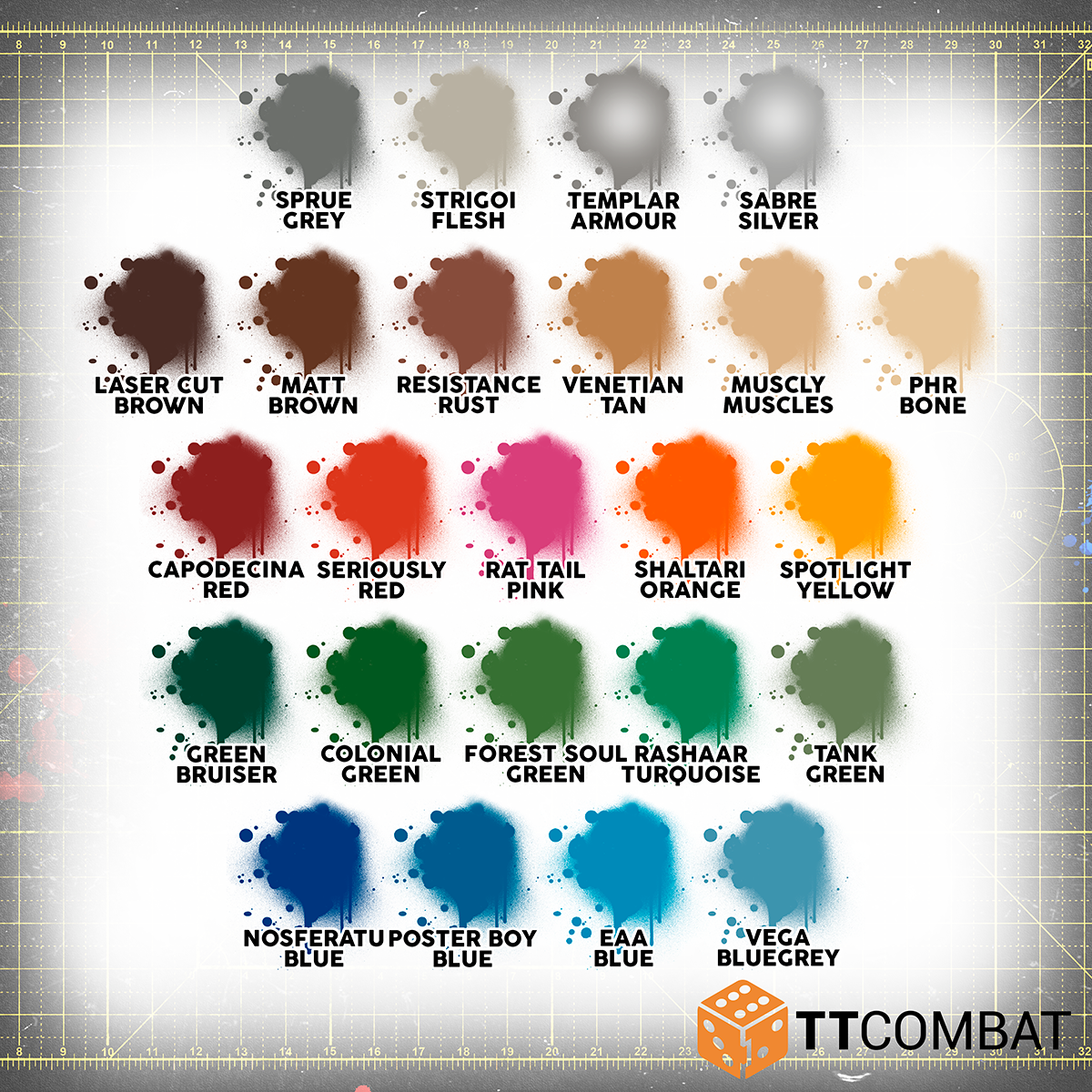 Rashaar Turquoise - TT Combat Spray Primer 