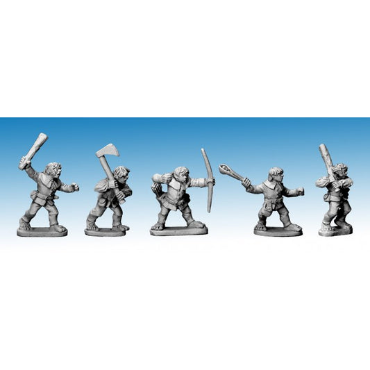 Halfling Militia III - HF05 - Copplestone Castings