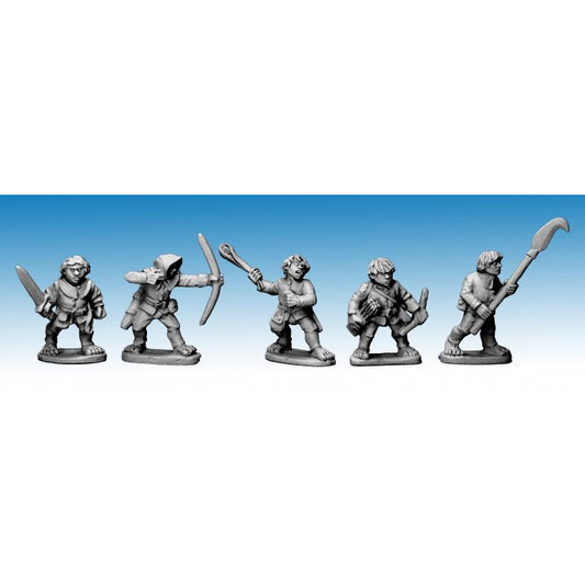 Halfling Militia I - HF03 - Copplestone Castings