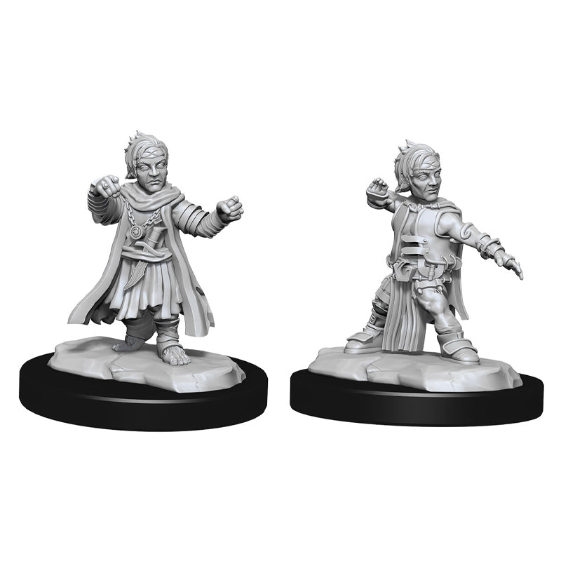 Halfling Monk Male Pathfinder Deep Cuts Unpainted Miniatures