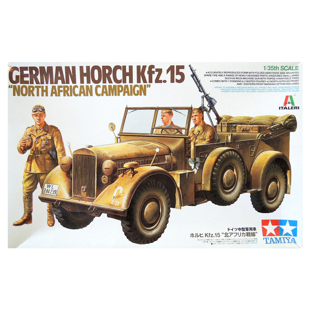 German Horch Kfz.15 North African Campaign - Tamiya 1/35 Scale