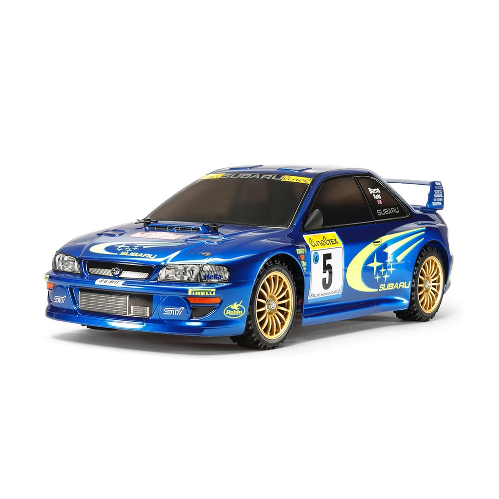 Assembled Example of Tamiya's R/C Subaru Impreza Kit