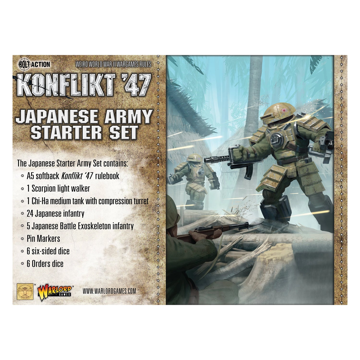 Japanese Army Konflikt 47 Starter Set