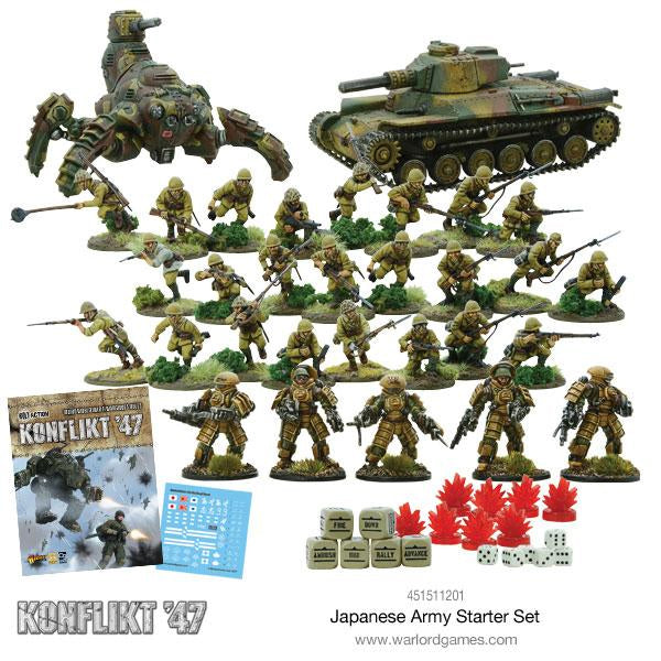 Whats inside Japanese Army Konflikt 47 Starter Set