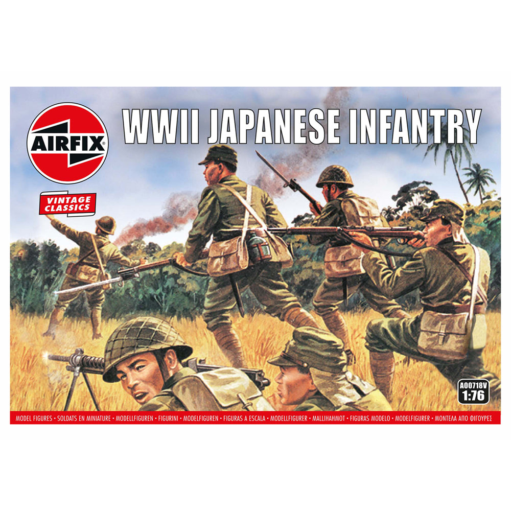 WWII Japanese Infantry - 1:76 Scale Military Figures