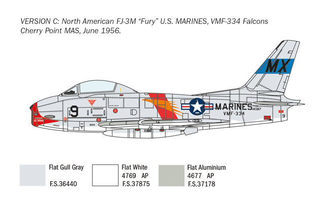 North American FJ-2/3 Fury - Italeri 1:48 scale - 2811