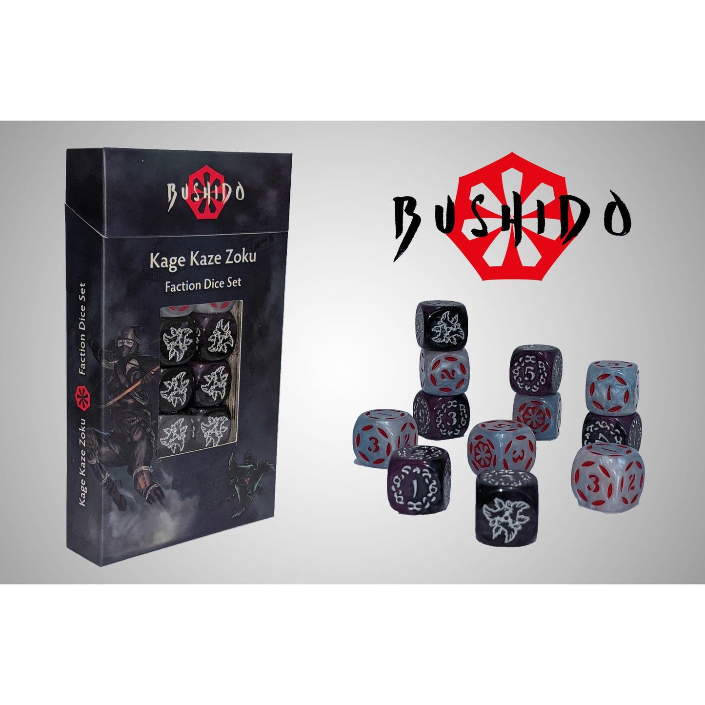 Kage Kaze Zoku Faction Dice Set Bushido