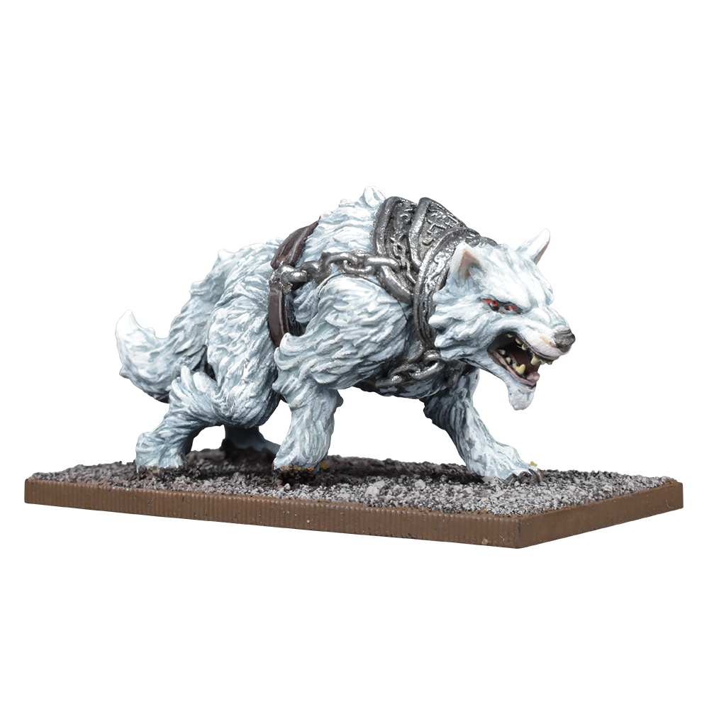 Tundra Wolves - Kings of War :www.mightylancergames.co.uk