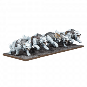 Tundra Wolves Troop - Kings of War :www.mightylancergames.co.uk