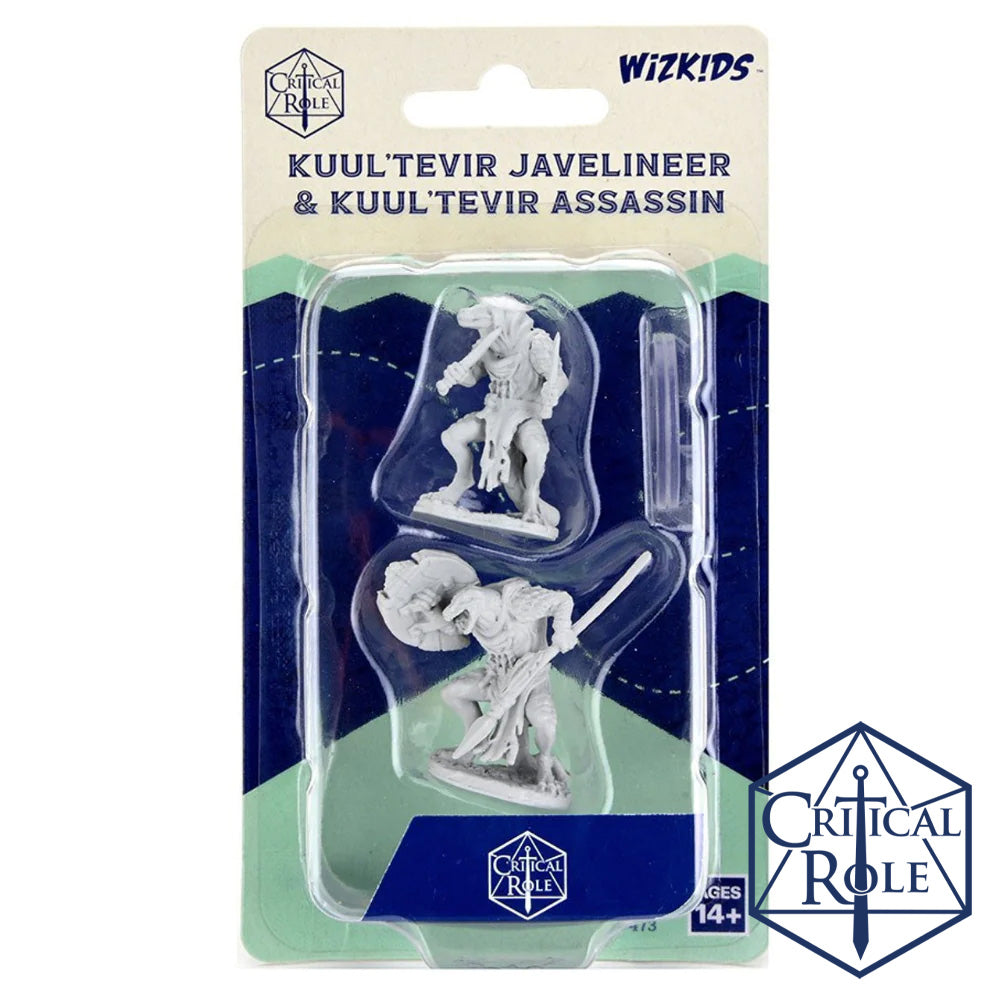 Kuul'Tevir Javelineer & Assassin - Critical Role Wizkids Minis