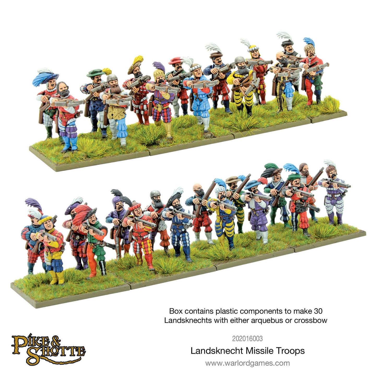 Painted Landsknecht Missile Troops